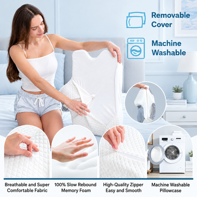Cellnce Sleep Cervical Memory Foam Pillow | Ergonomic Contour Support