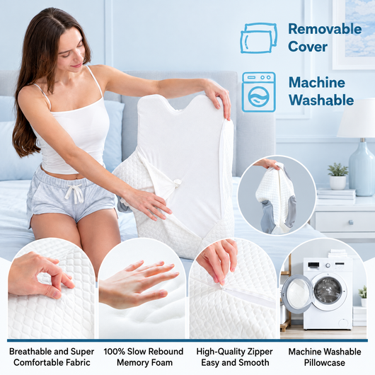 Cellnce Sleep Cervical Memory Foam Pillow | Ergonomic Contour Support