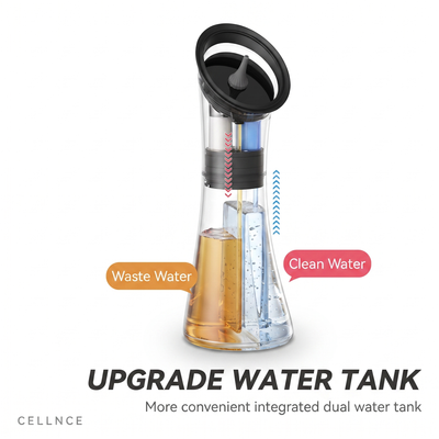 EarFlow E80 dual chamber tank separating clean water from waste water